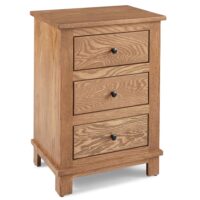 Flint 3 Drawer Nightstand
