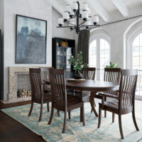 Imperial Double Pedestal Table - Image 2