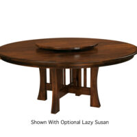 Arts & Crafts X Base Table - Image 2