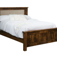 Dumont Bed With Fabric Headboard