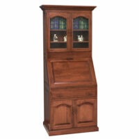 Executive Deluxe Secretary Desk With Doors
