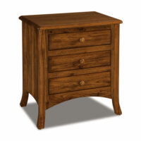 Carlisle 3 Drawer Nightstand