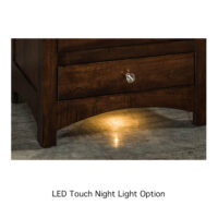 Boulder Creek 1 Drawer 1 Door Nightstand - Image 5