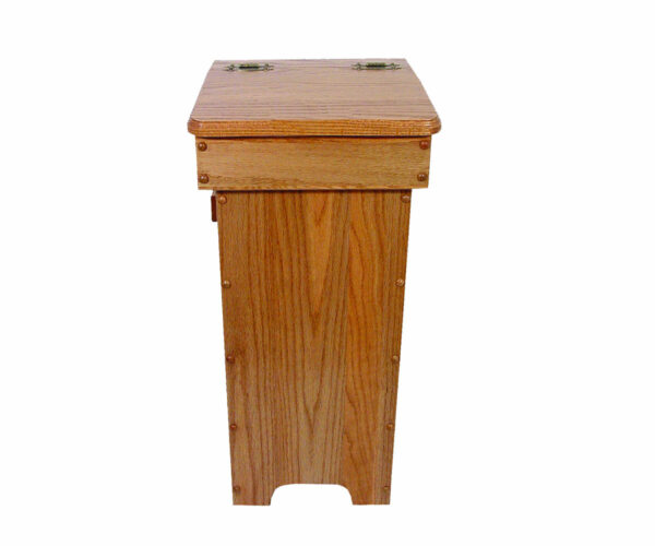 Trash Bin with Hinge Top