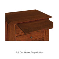 Vandella 3 Drawer Small Nightstand - Image 4