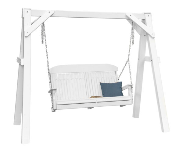 A-Frame Vinyl Swing Stand