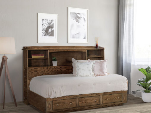 Ajay Bed With Side Storage Tower Collection